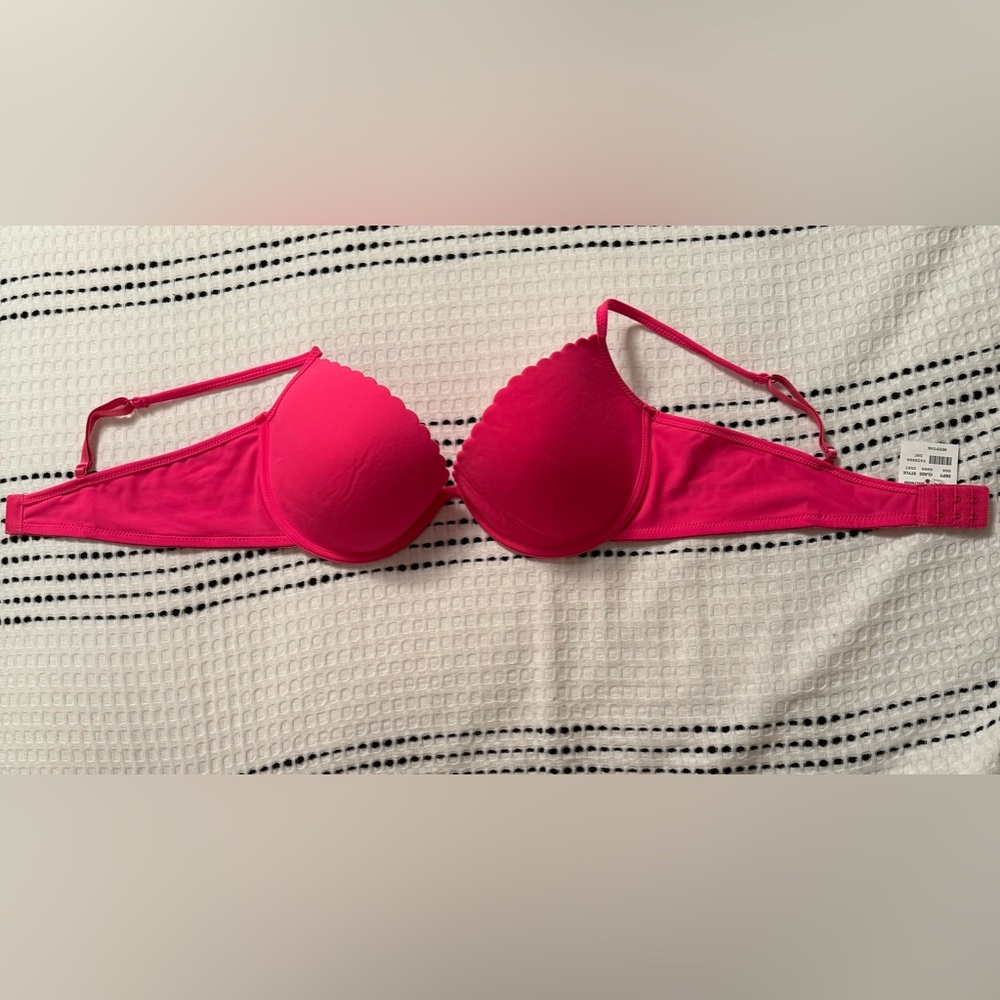 NWT Fun, Bright Pink, Fredericks of Hollywood bra.